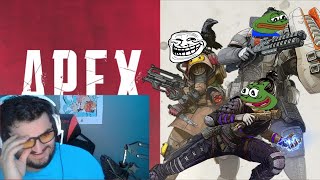WON A APEX GAME BUT MY TEAMMATES ARE MEMEING THE ENTIRE TIME!