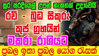 Horoscope | 2024 පෙබරවාරි මාසයේ ප්‍රබල රවි බුධ සිකුරු කුජ මකර රාශීයට යයි | Ape Lagnaya