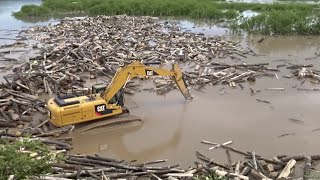BEST BEAVER DAM REMOVAL EVER with Excavators | Best Compilation 2025