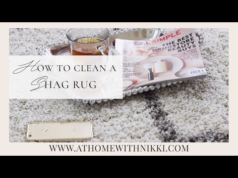 SPRING CLEANING QUICK TIP | How To Clean A Shag Rug SPRING CLEANING QUICK TIP | How To Clean A Shag Rug