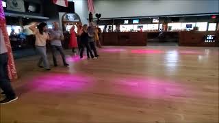 Traveling Cha Cha Partner Dance By Dennis \u0026 Connie McQuire Lesson \u0026 Practice With Tracy At Renegades