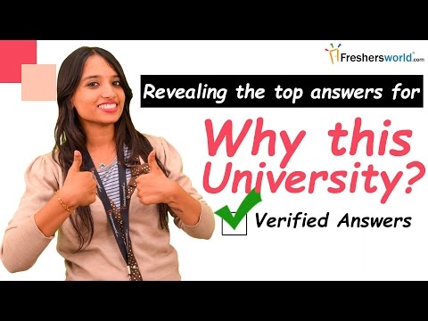 How to Answer Common Admission Interview Question - Why this university? II Interview tips How to Answer Common Admission Interview Question - Why this university? II Interview tips