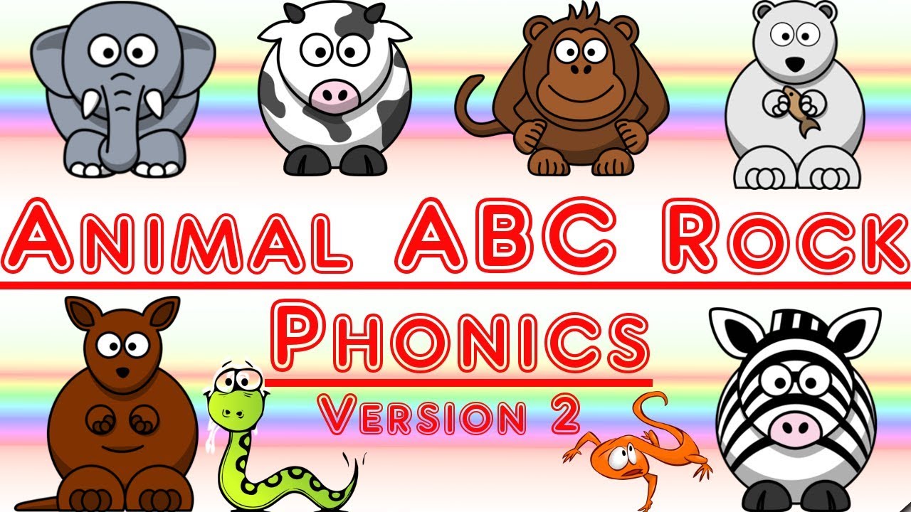 Animal ABC Phonic Rock Song: Learn Phonics, Letters And Animals ...