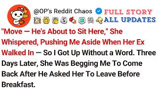"Move — He's About to Sit Here," She Whispered, Pushing Me Aside When Her Ex Walked In — So I Got...