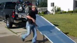 Loadall motorcycle ramp don't lose the bed of your truck!