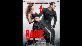 HOW TO SEE (RADHE THE MOST WANTED BHAI) FULL MOVIE