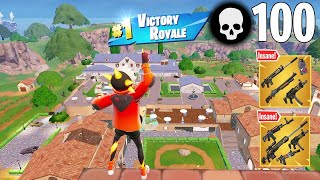 100 Elimination Solo vs Squads Wins (Fortnite Chapter 5 Gameplay Ps4 Controller)