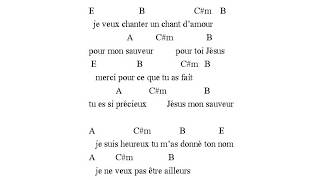 Je Veux Chanter Un Chant D Amour Eden Chords Chordify