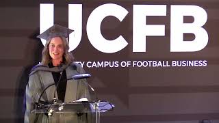 ESFA CEO, Andrea Chilton, receives Honorary Fellowship award from UCFB