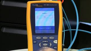 Testing SC to SC Duplex Fibers (DTX FI 104) - By Fluke Networks