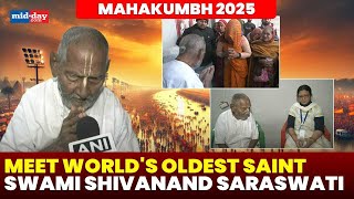 The oldest Saint, Swami Shivanand, joins Maha Kumbh 2025 for blessings