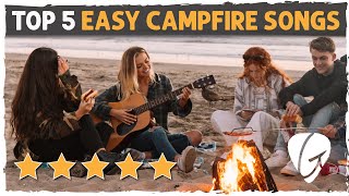 Top 5 BEST Campfire Guitar Songs - 4 Chords or Less!