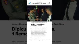 Jawa Pos Radar Banyuwangi edisi Kamis, 2 Januari 2025