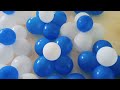 simple u0026 easy birthday decoration ideas at home l blue u0026 white theme birthday decoration...