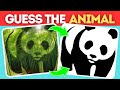 Guess the Hidden Animal by Illusion 🦌🦓🦖 | 30 Easy, Medium, Hard Levels
