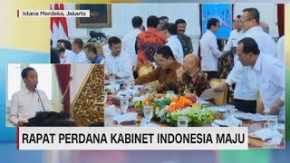 Rapat Perdana Kabinet Indonesia Maju