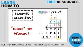 Standard Algorithm - Multiplying Decimals [8 Detailed Practice Problems]