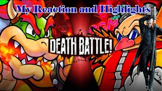 Chaos Vergil Reaction Highlights to Bowser Vs Eggman: Death Battle