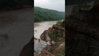 Flood at #Lonku Lower #kopili Hydro Electric Project