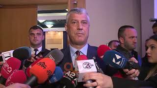 Thaci: Taksimi vendim i drejte. Marreveshja me Serbine arrihet kete vit| ABC News Albania