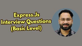Express.js Interview Questions: res.send() vs res.json(), Routing, Cookies, Session | Basic | Part E