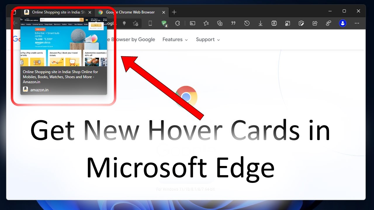 Get Hover Cards In Microsoft Edge. - YouTube