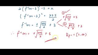 Tutorial 4.4 (Q3-Q5) - Finding Inverse Functions