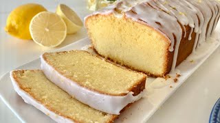 Easy Lemon Loaf Cake with 2 ingredient Frosting in 5 minutes