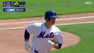 COL@NYM: Duda belts a solo long ball to right