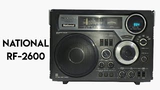 1960-70s NATIONAL RF-2600 6BANDS RECEIVER RADIO WORKING CONDITION MADE IN JAPAN @shantishop1014