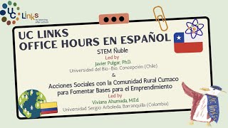 Office Hours (in SPANISH) Proyecto Ñuble & Acciones sociales con la Comunidad Rural Cumaco