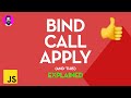 Bind, Call, and Apply explained in JavaScript