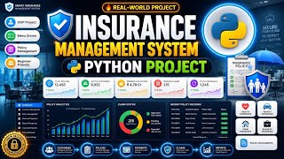 🛡️💼 Insurance Management System Using Python | Complete Python OOP Project | Real-World Projects