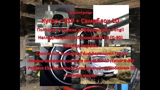 Kyron с ESP + Самоблок LD Полная версия Поломка и замена дифференциал Tongil  +работа блокировки LD