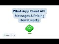 WhatsApp API Pricing and How it works | How WhatsApp Cloud API Messages & pricing Works | Meta APIs
