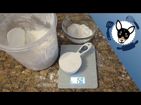 How much is 150 grams of flour in ML?