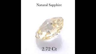 Natural White Clean Soft Yellow Sapphire SPH10