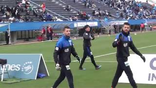 2019.3.23  アウェイ　FC岐阜VS横浜FC　GKピッチ内練習