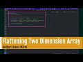 Javascript  Flattening Two Dimension array