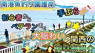 【南港魚釣り園護岸】人気の秘密は釣果にあり！初心者やファミリーからベテランまで幅広く楽しめるポイント〜関西のおすすめ釣り場紹介〜