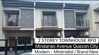 SOLD!! RFO Beautiful Modern Townhouse in Mindanao Avenue, Quezon City.