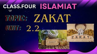 LESSON PLAN ISLAMIAT UNIT 2.2 TOPIC ZAKAT CLASS 4
