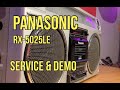 Panasonic RX-5025LE Cassette Service, Belt Inspection Radio Cassette Demo. Boombox Restoration