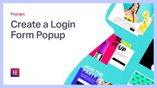 Create a Login Form Popup in WordPress with Elementor's Login Widget