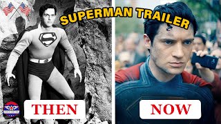 Superman Trailer (1948 vs 2025) Cast: Then and Now 2025