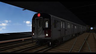 OPENBVE NYCT MORNING STREAM.. {4} R142A PRE 2020 UTICA AVE TO BURNSIDE AVE MORNING RUSH