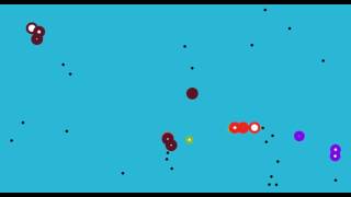 Evolution simulation using Processing