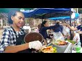 ชิมเมนูเด็ด..ร้านส้มตำยำเจ้เล็ก ประจวบ สามครก ทั้งตำ ยำในครก yum spicy seafood salad miss lak