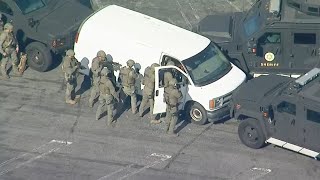 SWAT enters van possibly linked to Monterrey park shooting, body found in driver's seat