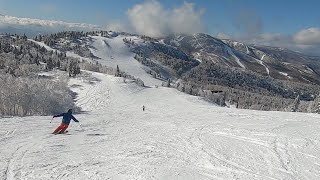 2024年3月27日 春休み③ 寺小屋スキー場 Top to Bottom 息子お気に入り焼額山・白樺コースがクローズだったので寺小屋まで初遠征！素晴らしい景色、標高の高さから雪質も安定していました